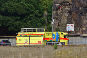 FW-DE: Datum: 01.05.2025/ Uhrzeit: 16:24/ Dauer: ca. 80 Minuten/ Ort: Dahlerbrücker Str. Ecke Loher Str./ Einheiten: Feuerwehr Breckerfeld/ Polizei/ RTW/ NEFRTH/